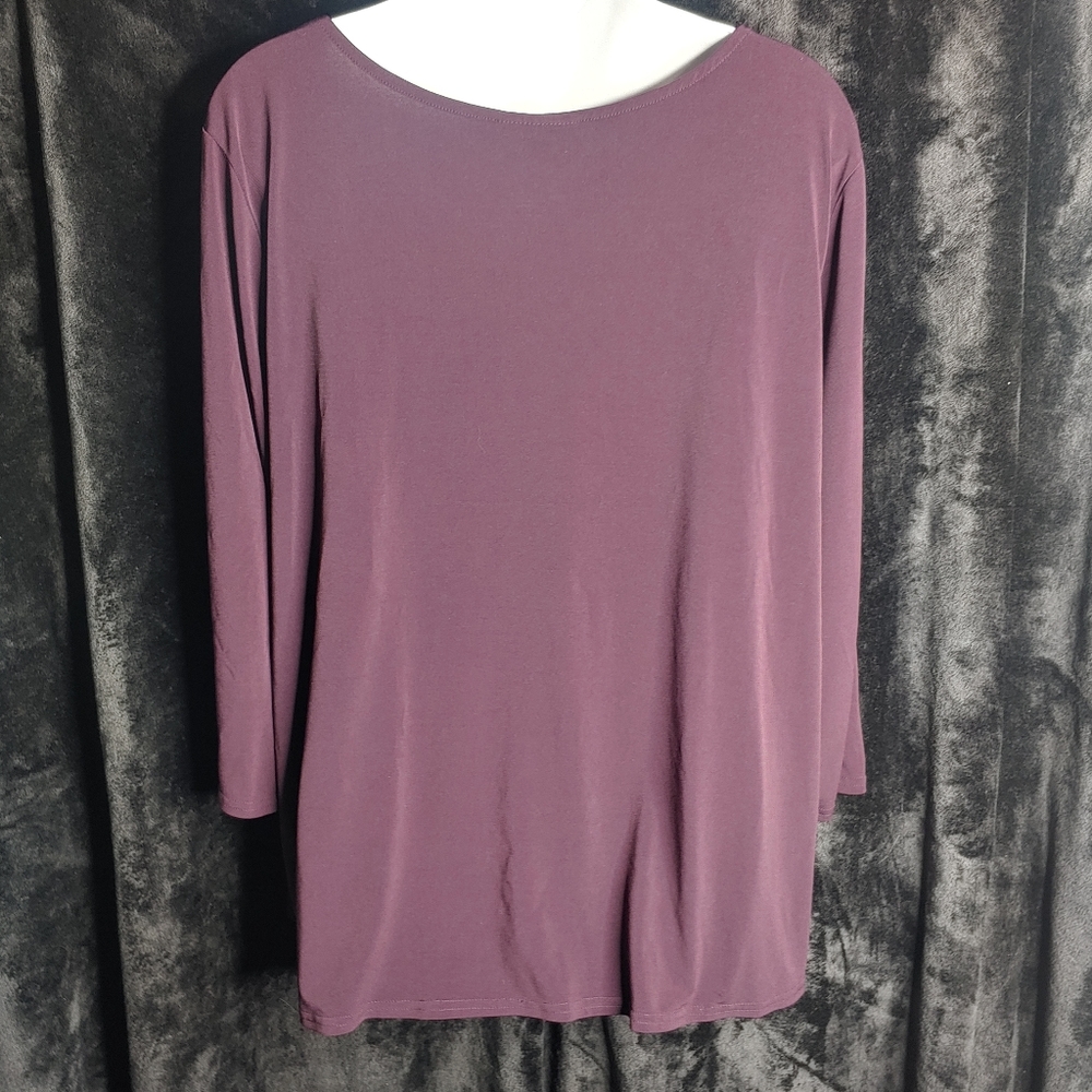 Avenue plum top - Picture 4 of 5